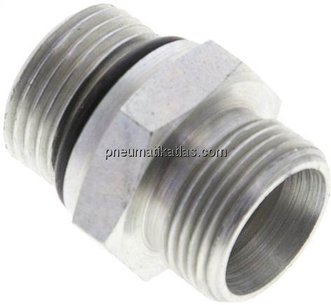 Gerade Schneidringverschr. UNF 7/8"-14-15 L (M22x1,5), ohne Mutter & Schneidring