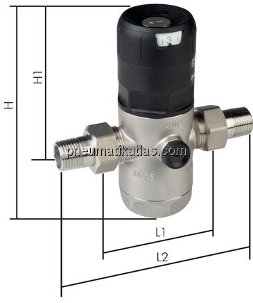 Exemplarische Darstellung: Filterdruckminderer für