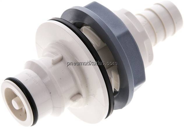 Schott-Kupplungsstecker (HF) mit Schlauchtülle, Polysulfon