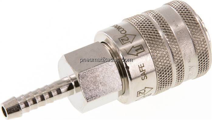 Sicherheits-Kupplungsdose (NW7,2) 6 (1/4")mm Schlauch, Standard