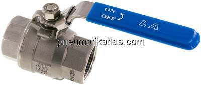 Edelstahl-Kugelhahn, leicht, G 1-1/4", 0 - 63bar