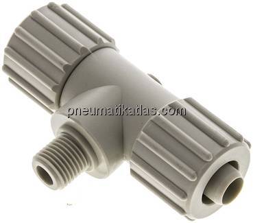 T-Verschraubung G 1/4"-15x9mm, Polypropylen