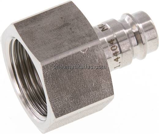 Kupplungsstecker (NW10) G 3/4"(IG), 1.4404