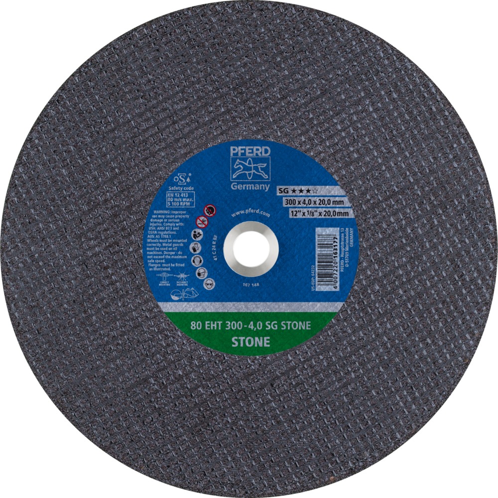 Trennscheiben 80 EHT 300-4,0 SG STONE/20,0