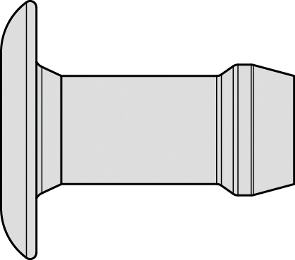 Magazin-Blindniet Speed Bulb Alu Flachrundkopf 3,2 x 8,2 Übergröße