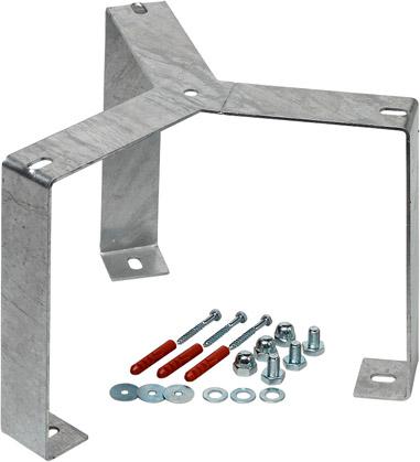 Bodenhalter verzinkt für Abfallsammler 120 l VAR