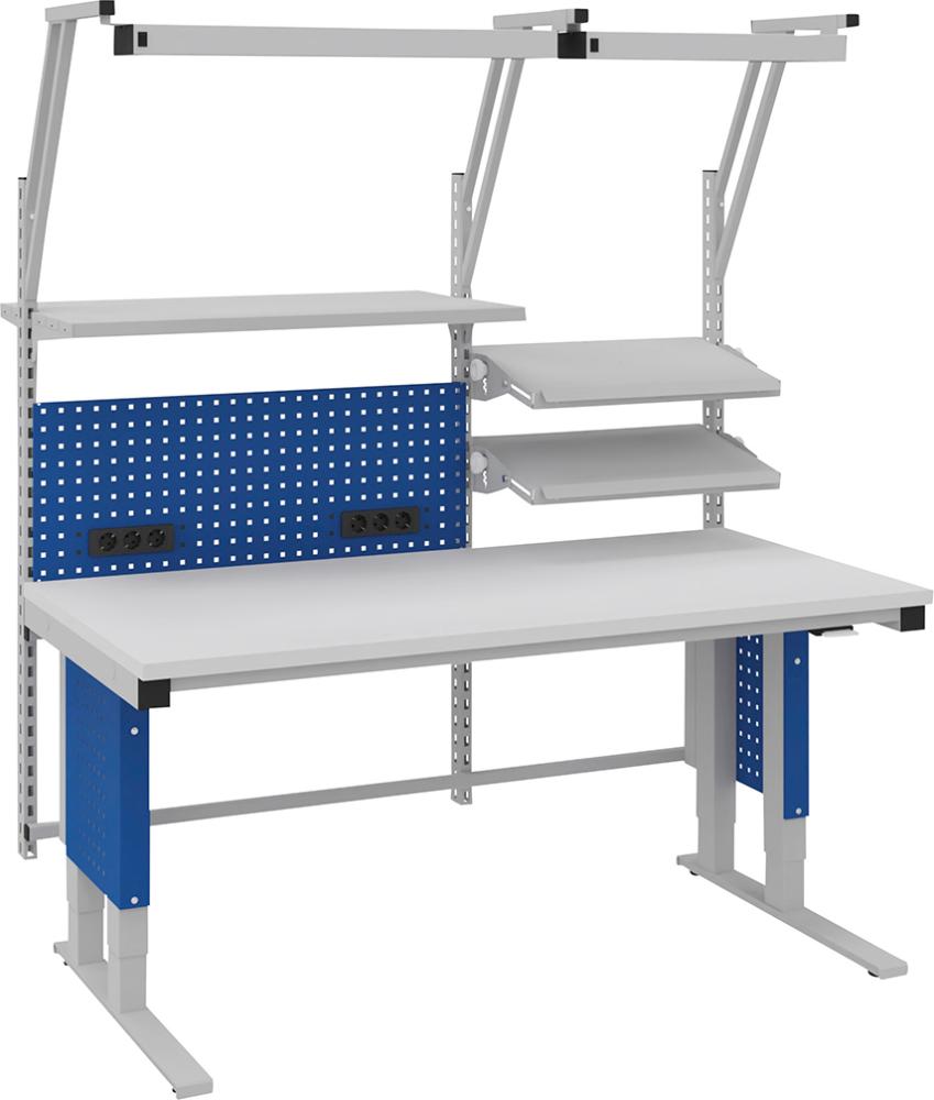 Systemtisch Multi4motion B1685xT900/965xH730-1330 Montagearbeitsplatz