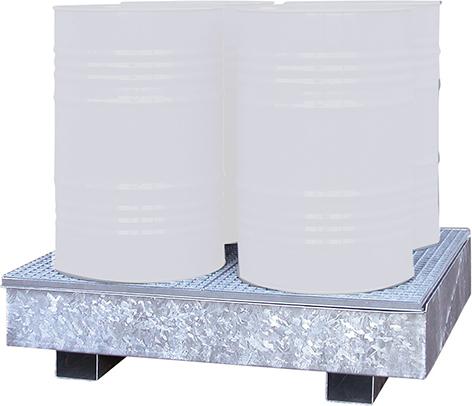 Auffangwanne Stahl CW 4, feuerverzinkt