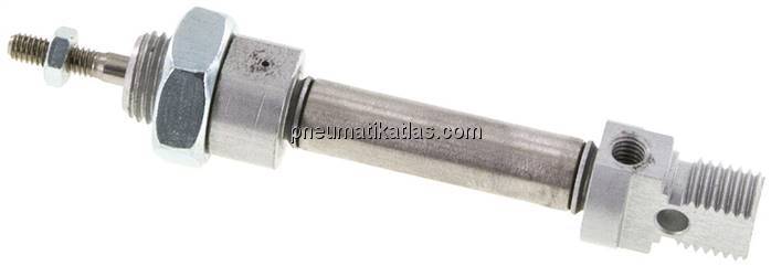 ISO 6432-Zylinder, einfachwirkend, Kolben 8mm, Hub 10mm