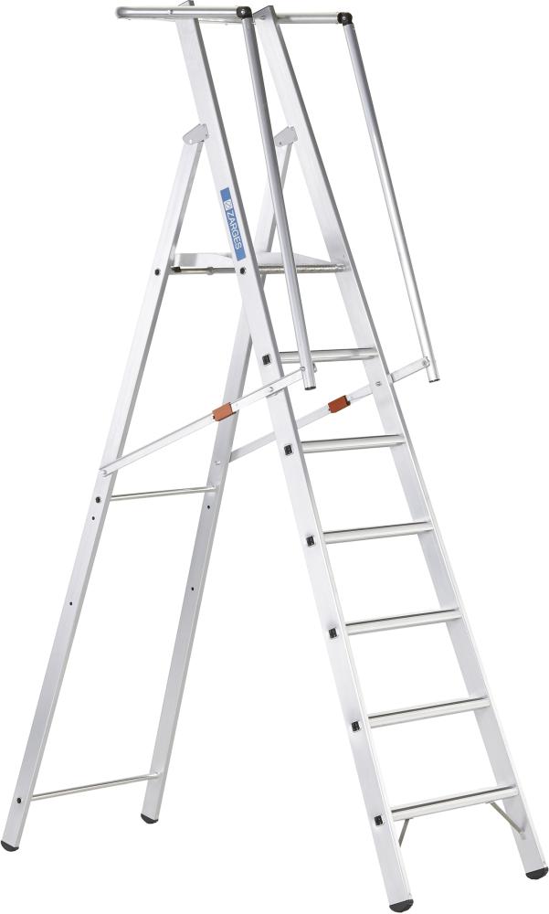 Plattformleiter ZAP Safemaster S 7 Stufen Plattformhöhe 1,85 m Arbeitshöhe 3,85 m ZARGES