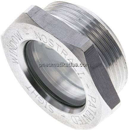 Ölstandsschauglas (Ölstandsauge) mit Dichtung, G 1-1/2"