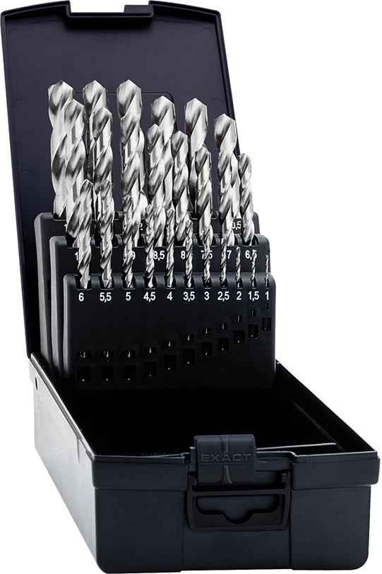 Spiralb.Stz ähnl.D338N 1-13mm 25tlg HSSCo5 Exact