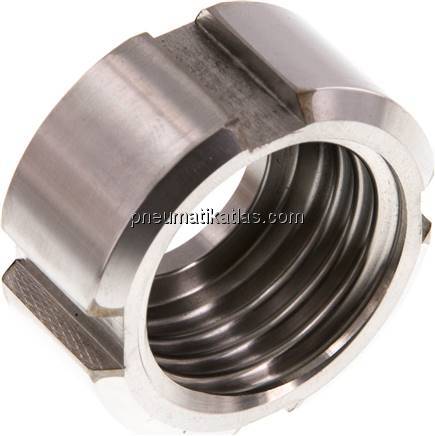 Nutmutter (Milchgewinde) Rd 28 x 1/8", 1.4404