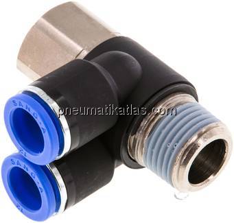 Y-Winkel-Steckanschluss, I/A R 1/2"-12mm, IQS-Standard