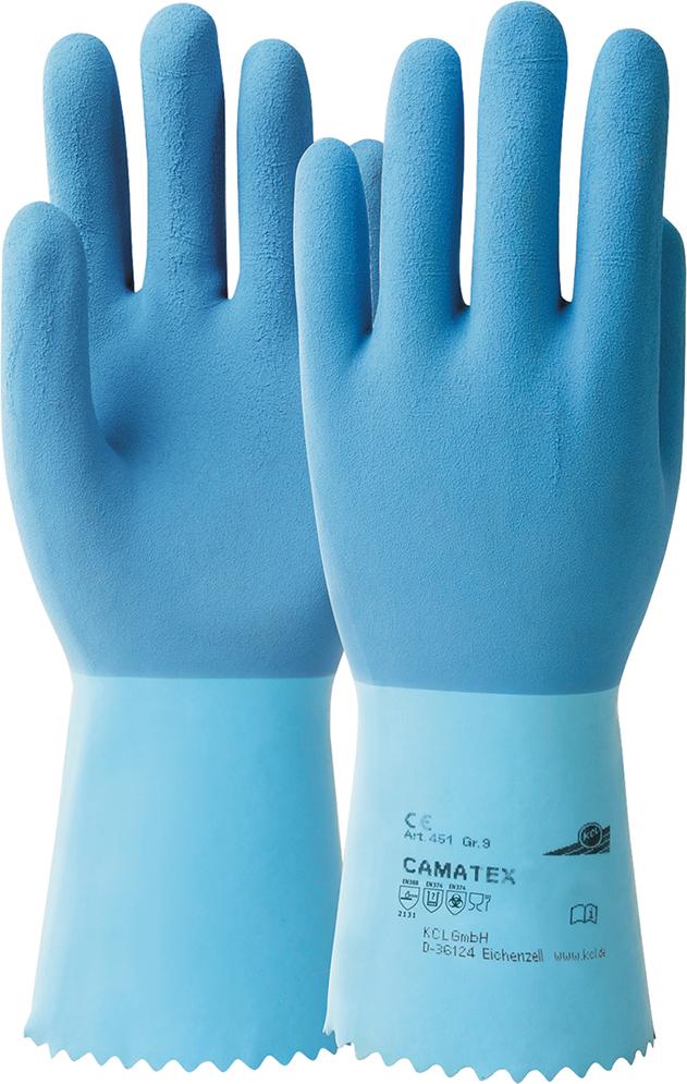 Handschuh Camatex 451, Gr. 10, blau Honeywell