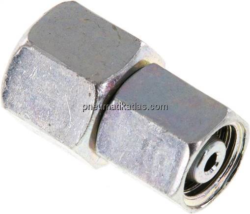 Gerader Verbinder 8 L-6 L, Stahl verzinkt