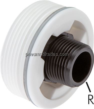 Exemplarische Darstellung: Fassadapter (Fassgewind