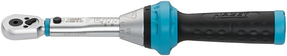 Drehmomentschlüssel 5108 B-3CT 2,5-25Nm 1/4" BitaufnahmeHazet