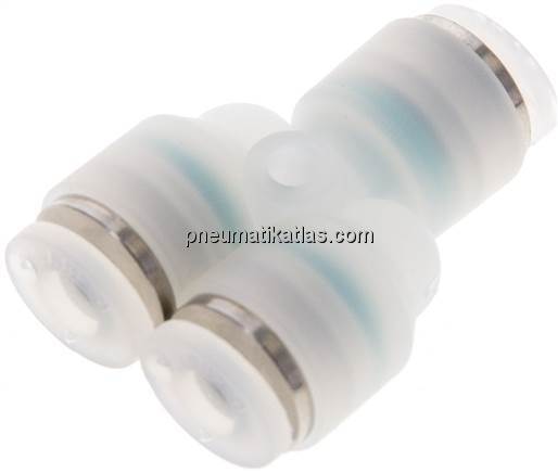 Y-Steckanschluss 4mm-4mm, IQS-PVDF