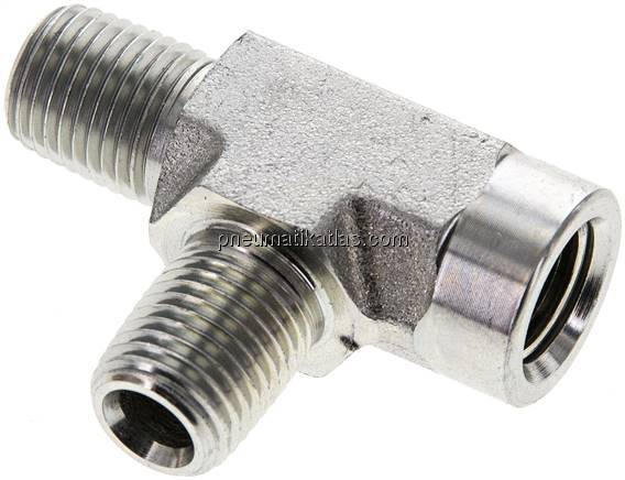 LTE-Einschraubstück, NPT 1/4" (AG/IG), Stahl verzinkt