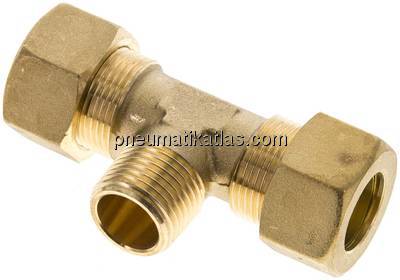 T-Klemmringverschraubung R 1/2"-18 (M24x1,5)mm, Messing