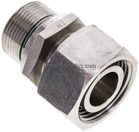 Einstellb. Schneidringverschr. M 26x1,5-22 L, 1.4571