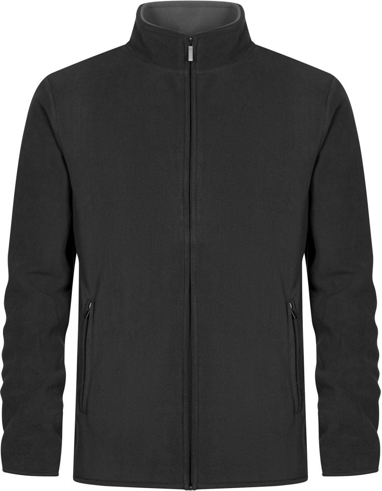 Fleecejacke, charcoal-grey, Gr.3XL