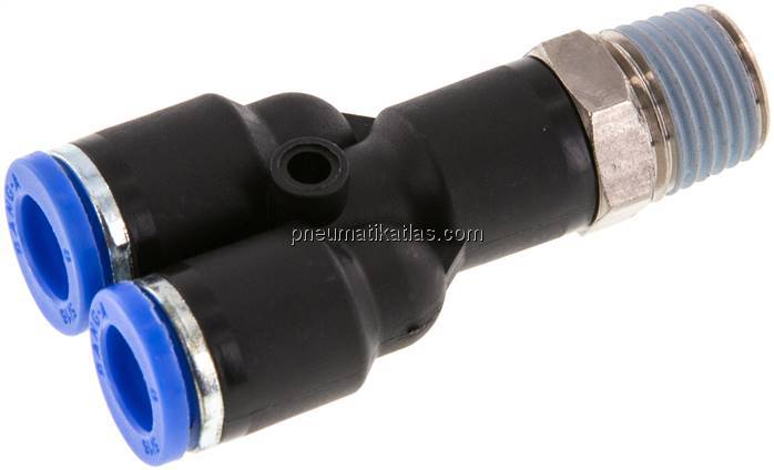 Y-Steckanschluss R 1/4"-8mm, IQS-Standard