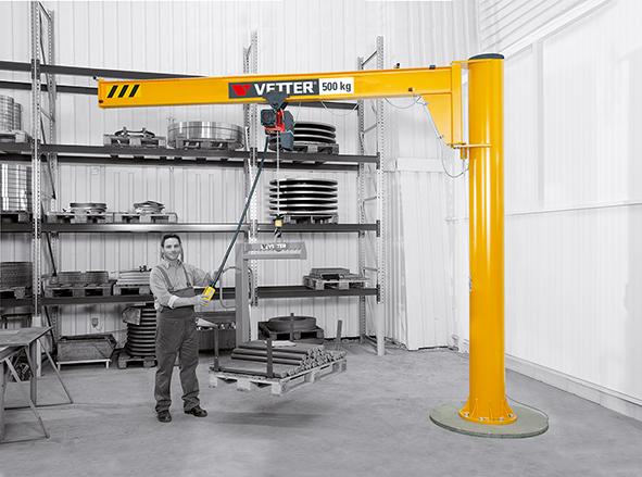 Wand-Schwenkkran AW 500 kg 4000 mm Vetter Krantechnik