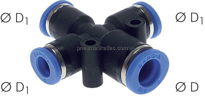 Exemplarische Darstellung: X-Steckverbindung mit 3