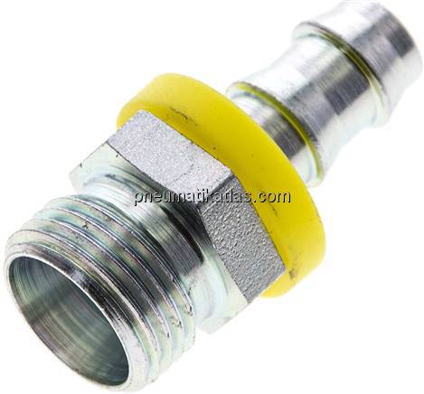 Steckanschluss 12 L (M18x1,5), 9,5mm GSP-Schlauch