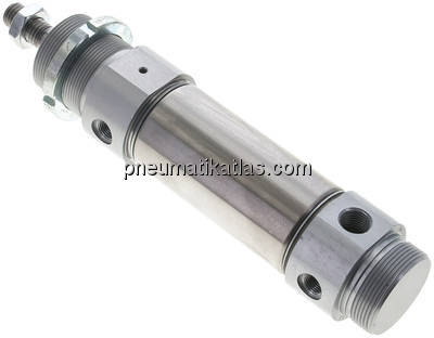 Rundzylinder, Kolben 40 mm, Hub 25 mm