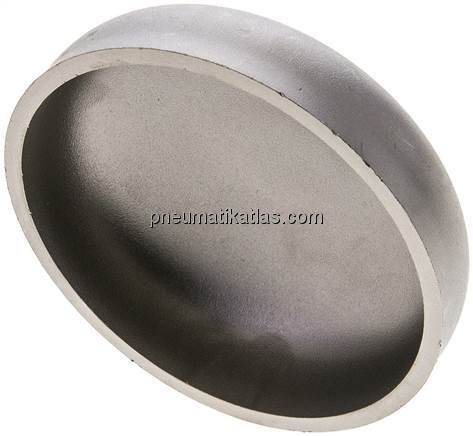 Rohrkappe 76,1x3,0mm, 1.4541, ähnlich DIN 28011