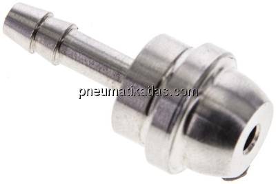 Tülle 1.4571, G 3/8"-4mm, ohne Mutter