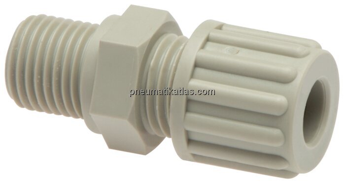 Exemplarische Darstellung: Gerade Verschraubung, z