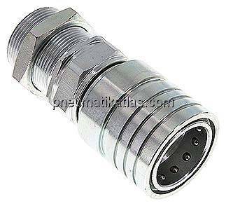 Schott-Steckkupplung ISO7241-1A, Muffe Baugr.6, 30 S (M42x2)