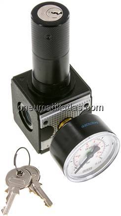 MULTIFIX Druckregler, abschließbar,G 3/8" 0,1 - 3bar