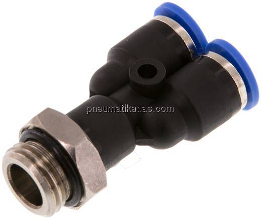 Y-Steckanschluss G 1/4"-6mm, IQS-Standard