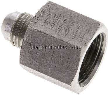 Reduziernippel UNF 9/16"-18(JIC-AG)-UNF 7/8"-14(JIC-IG)