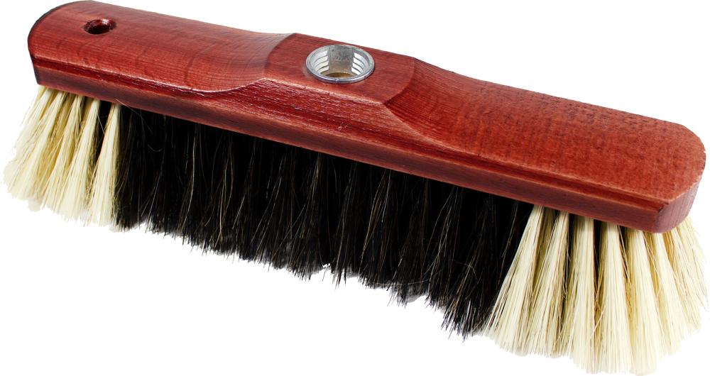 Stubenbesen, 28cm lang m.Naturhaar-Mischung Gewinde