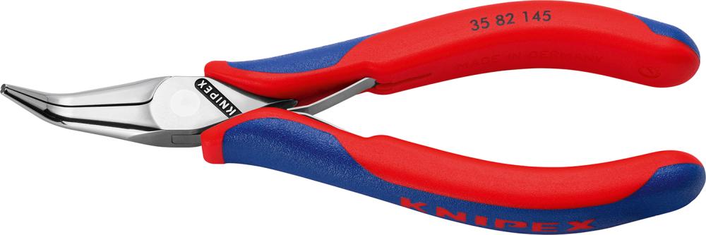 Flachrundzange Elektronikgewinkelt 145mm KNIPEX