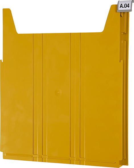 Ablagefach "BIG" 42 x 262 x 302 mm gelb