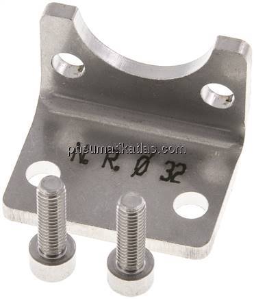 ISO 15552-Fußwinkel 32 mm, 1.4401