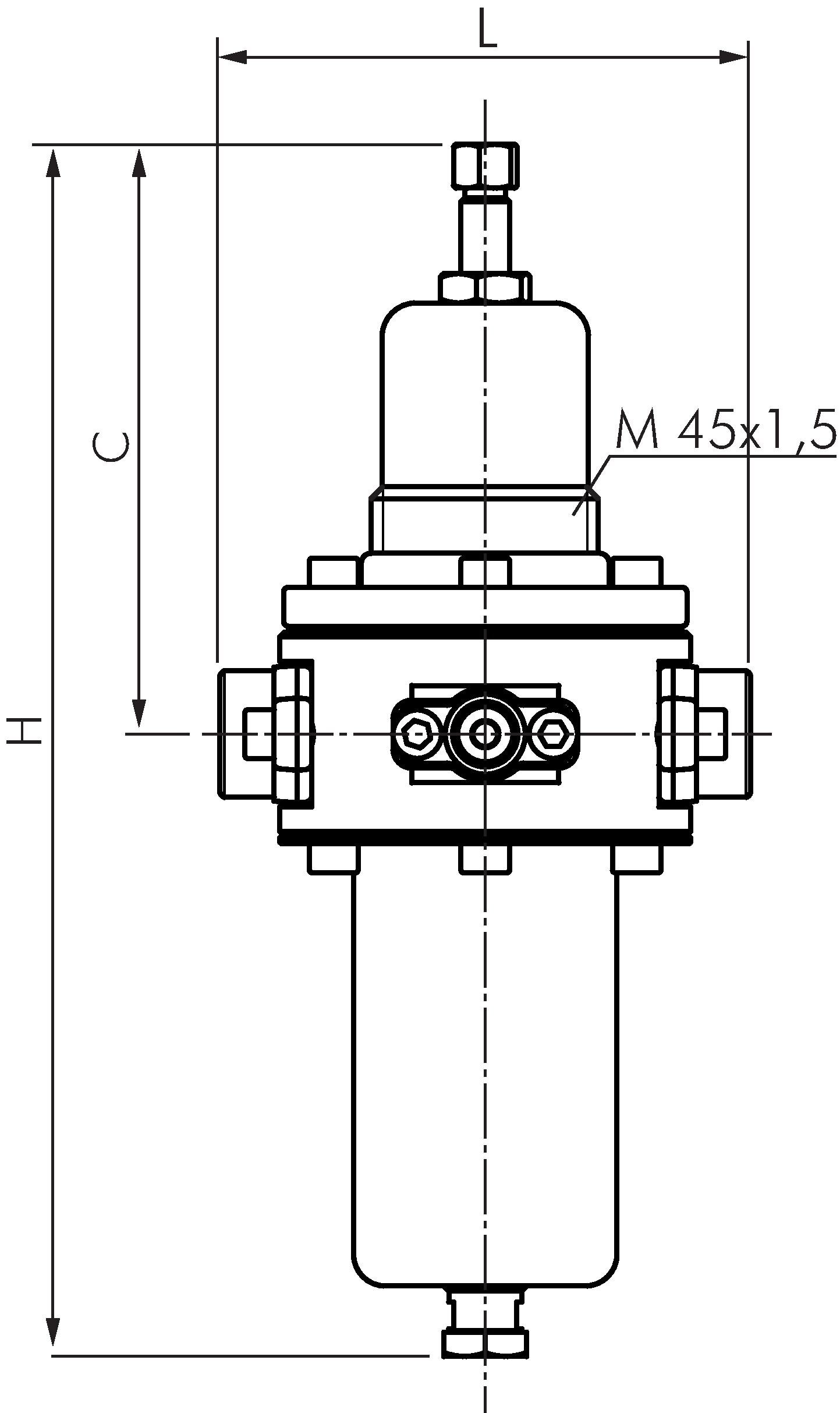 Zeichnung: Filterregler (Solid)