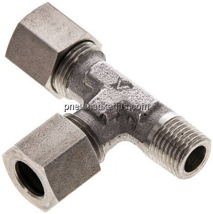 LE-Schneidringverschraubung M 10x1 (konisch)-8 LL (M12x1), 1.4571