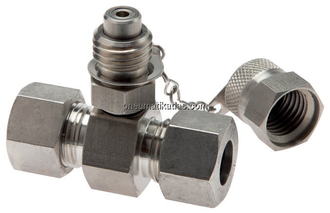 Exemplarische Darstellung: Messanschlüsse mit Hydr