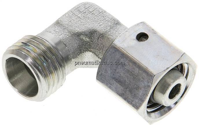 Einstellb. Winkel-Schneidringverschr. 8 L (M14x1,5), ohne Mutter & Schneidring, 