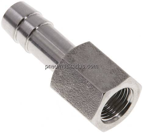 Aufschraub-Schlauchtülle G 1/8"-8 (5/16")mm, 1.4571