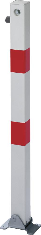 Absperrpfosten KLAPPY 70x70 mm Zyl. Aufschr. GAH Alberts