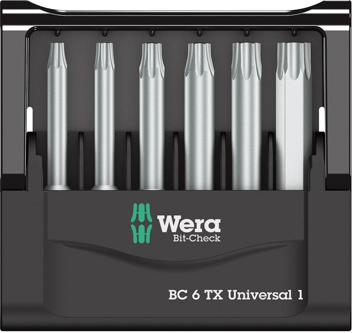 Bit-Satz Bit-Check 6 TX Universal 1 Wera